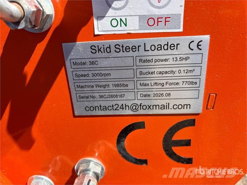 SDLOOL SL36C Skid steer mini nakladalci