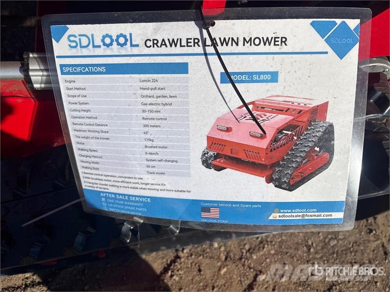  SDLOOL SL800 Lawn Mower (Unused) 骑乘式割草机