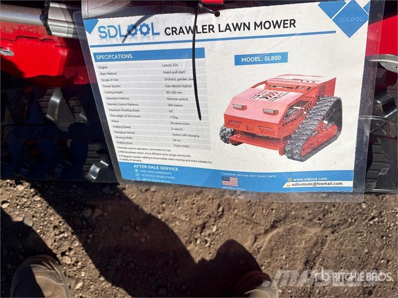 SDLOOL SL800 Remote Control Lawn Mower (Unused) Самоходные газонокосилки