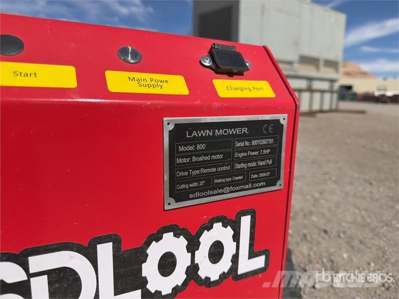  SDLOOL SL800 Remote Control Lawn Mower (Unused) Reitermäher
