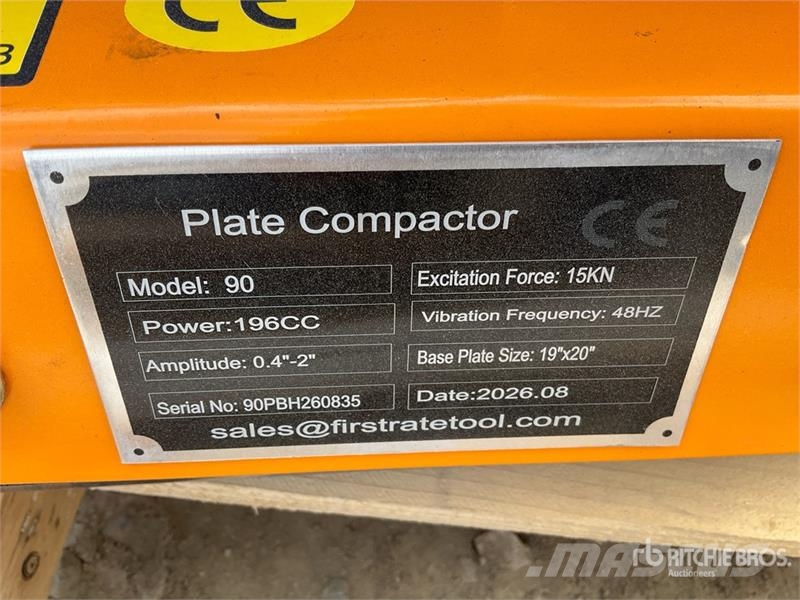 SDLOOL SL90 Vibratory Plate Compactor (Unused) Vibratoare