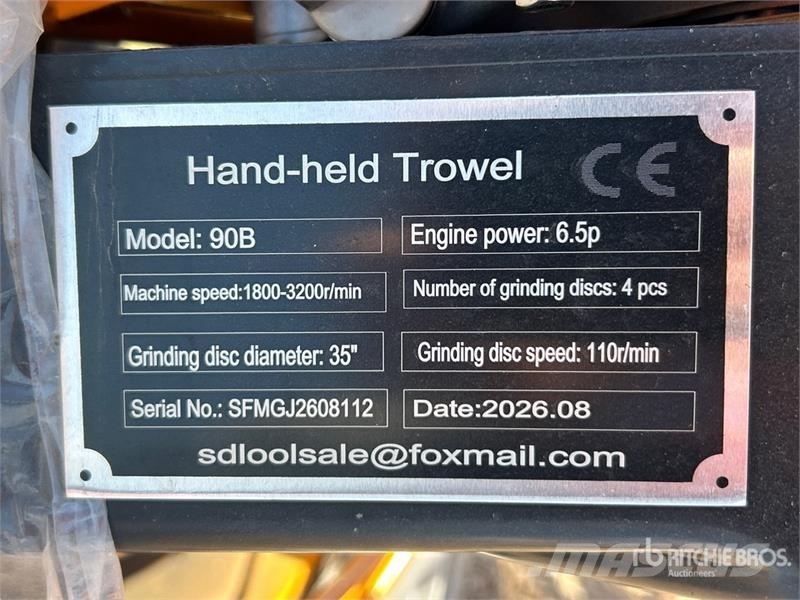  SDLOOL SL90B Power Trowel (Unused) Trowels