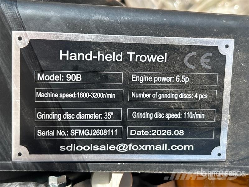  SDLOOL SL90B Power Trowel (Unused) Trowels