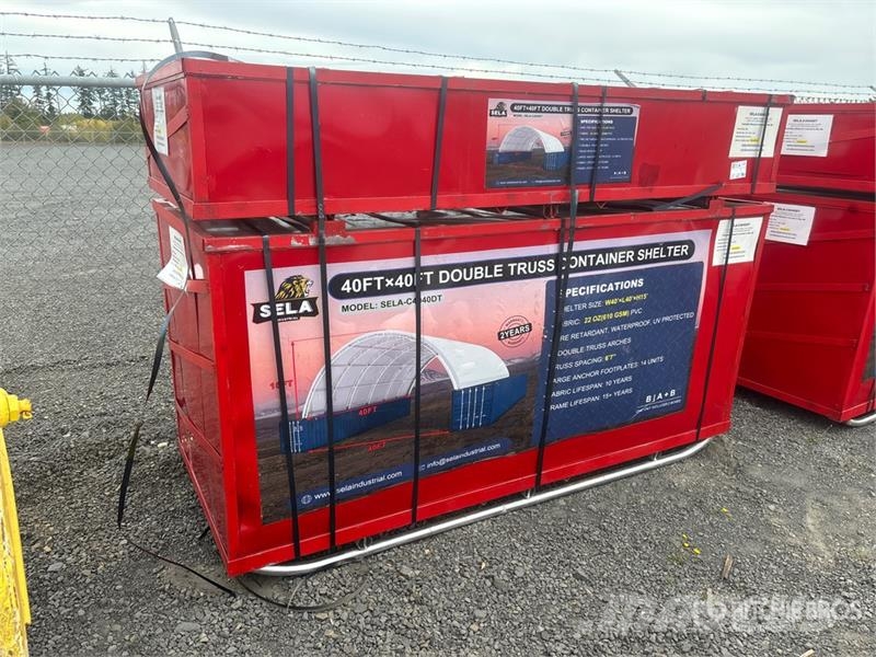 SELA C4040DT 40 ft x 40 ft Container Shelter (Unus 其他