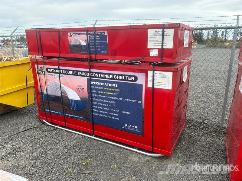 SELA C4040DT 40 ft x 40 ft Container Shelter (Unus 其他
