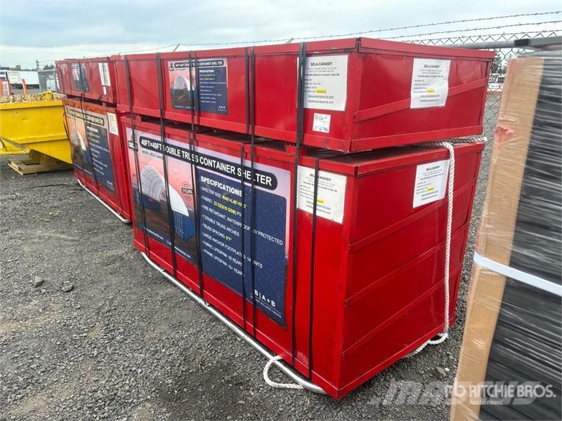 SELA C4040DT 40 ft x 40 ft Container Shelter (Unus Būvniecība- Citi