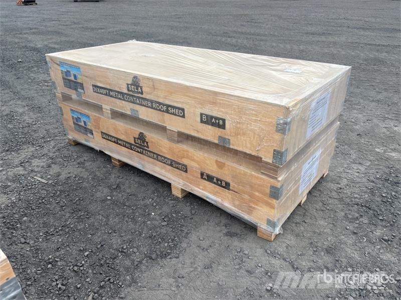  SELA CR3640 36 ft x 40 ft Container Shelter (Unuse Sonstige Baumaschinen