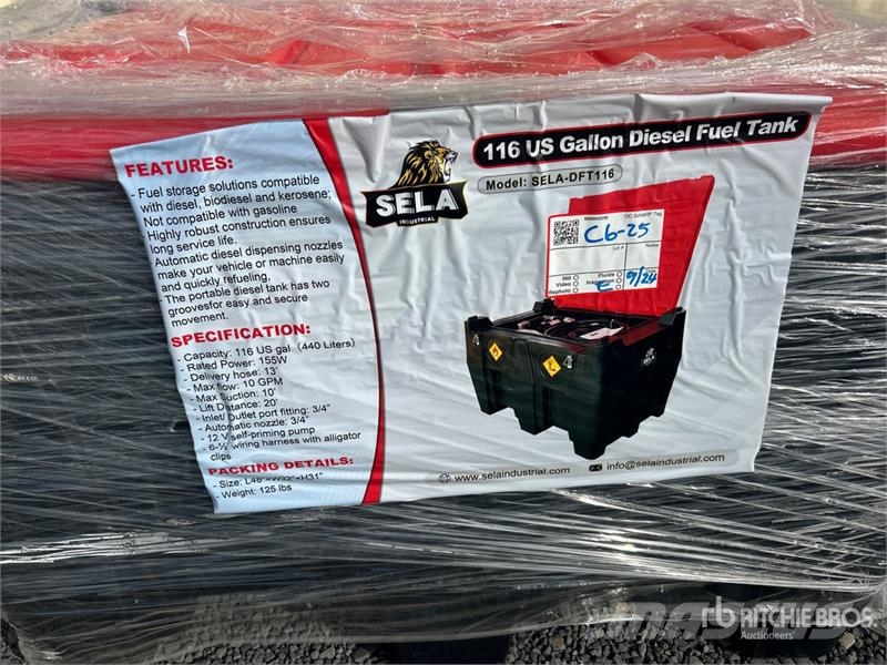 SELA DFT116 116 gal Portable Poly Diesel Fuel Tank Tanques de combustível e aditivos