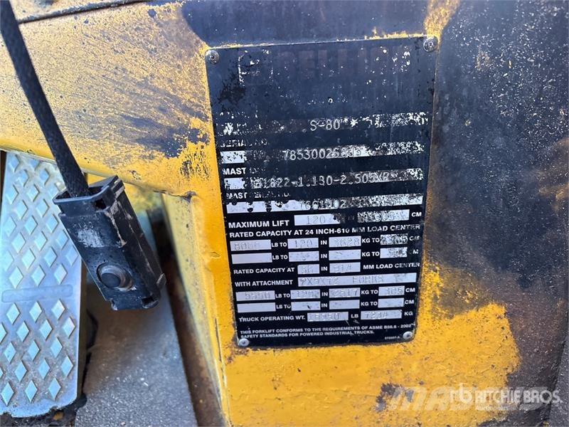 Sellick S-80 8000 lb Forklift 그 외 지게차