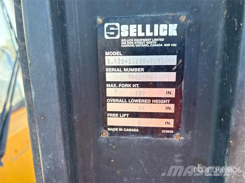 Sellick S-80 8000 lb Forklift 그 외 지게차
