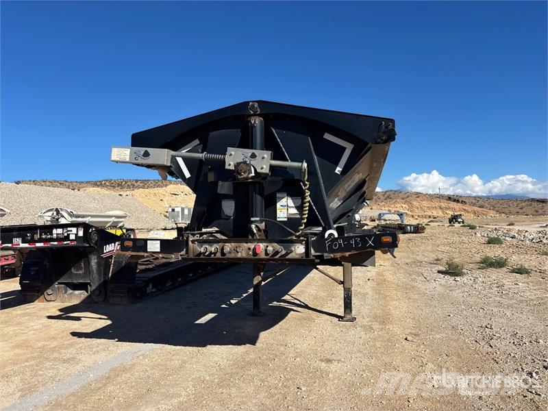Side Dump Industries DS48DAR4P2R12 48 ft Quad/A Lead Side Dump Trailer Pašizgāzējs