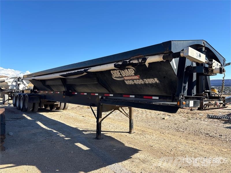 Side Dump Industries DS48DAR4P2R12 48 ft Quad/A Lead Side Dump Trailer Pašizgāzējs
