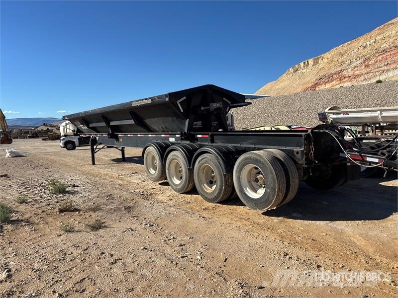 Side Dump Industries DS48DAR4P2R12 48 ft Quad/A Lead Side Dump Trailer Pašizgāzējs