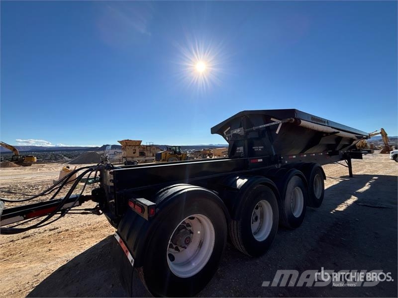 Side Dump Industries DS48DAR4P2R12 48 ft Quad/A Lead Side Dump Trailer Pašizgāzējs