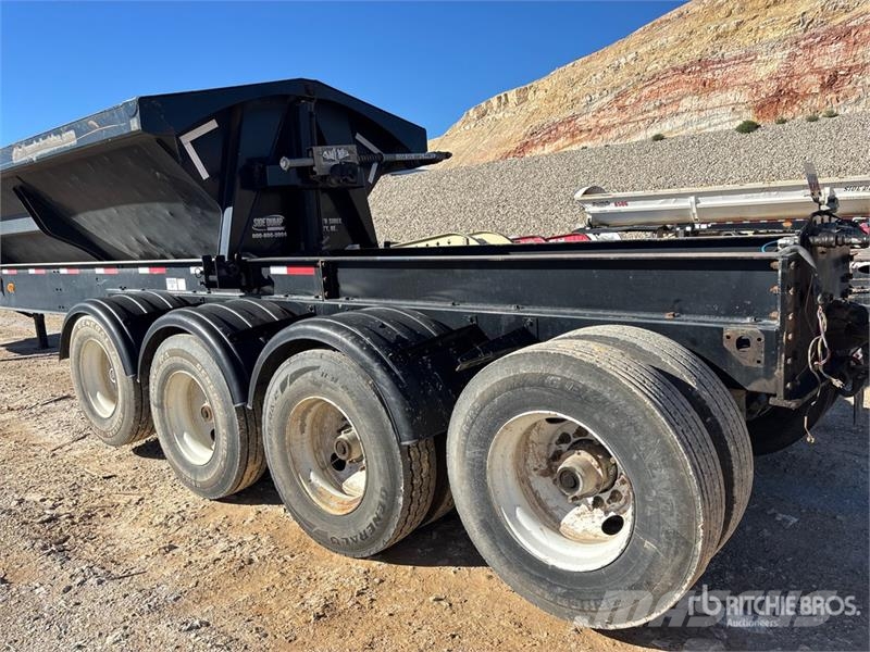 Side Dump Industries DS48DAR4P2R12 48 ft Quad/A Lead Side Dump Trailer Pašizgāzējs