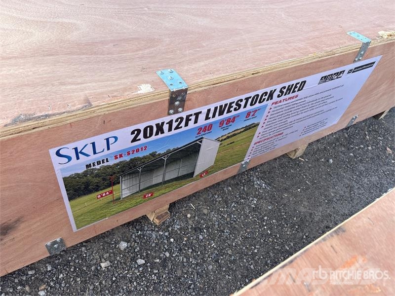 SKLP LS 20 ft x 12 ft Livestock Shed (Unused) Ďalšie stroje a zariadenia pre živočíšnu výrobu