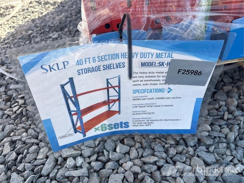 SKLP SK-HJ6 Metal Storage Shelving (Unused) Other components