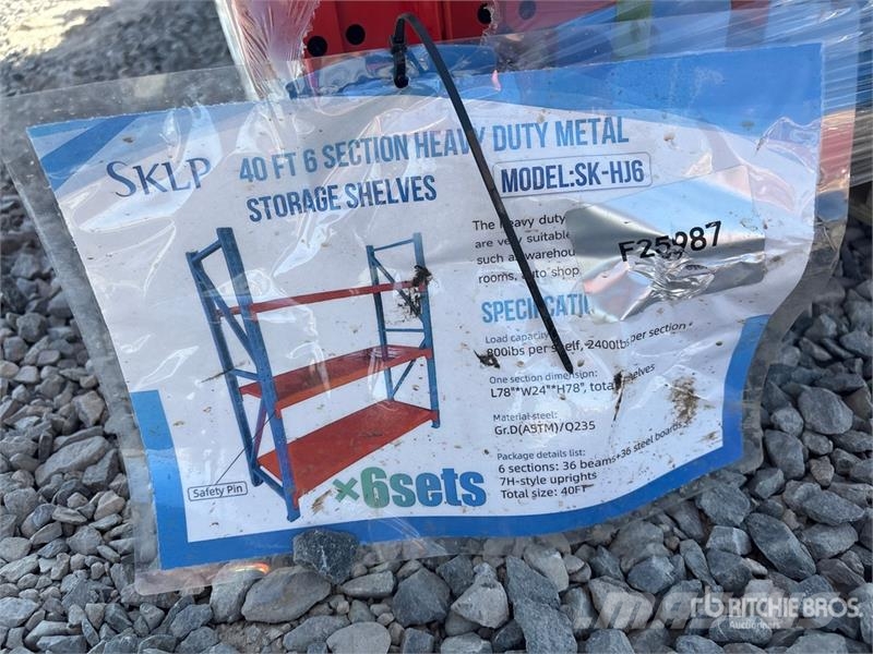 SKLP SK-HJ6 Metal Storage Shelving (Unused) Other components