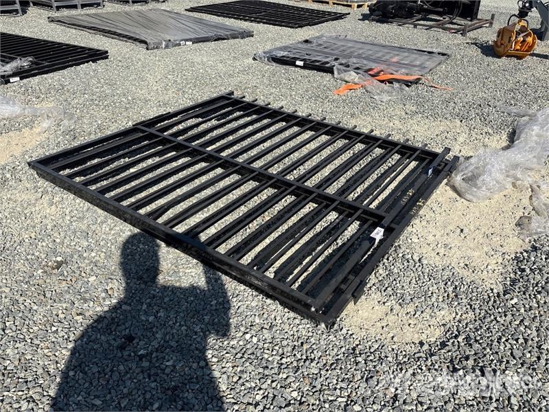 SKLP SK-HLM14 14Ft Bi-Parting Driveway Gate (Unuse Lauksaimniecība- Citi