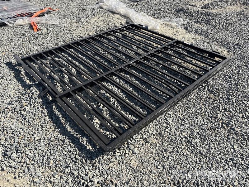 SKLP SK-HLM14 14Ft Bi-Parting Driveway Gate (Unuse Lauksaimniecība- Citi