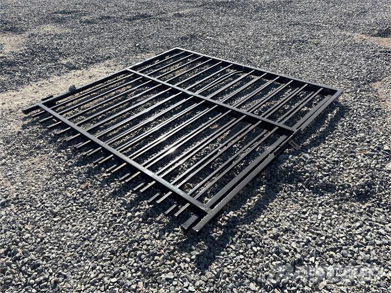 SKLP SK-HLM14 14Ft Bi-Parting Driveway Gate (Unuse Lauksaimniecība- Citi