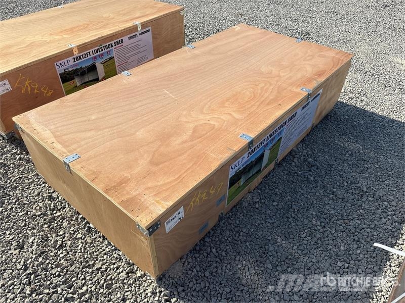 SKLP SK-S2012 12 ft x 20 ft Livestock Shelter (Unu Інше тваринницьке обладнання