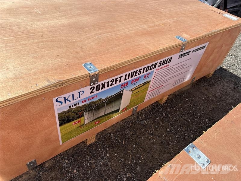  SKLP SK-S2012 20 ft x 12 ft Livestock Shed (Unused Ďalšie stroje a zariadenia pre živočíšnu výrobu