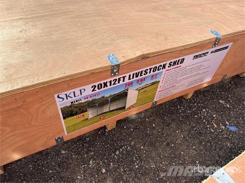 SKLP SK-S2012 20 ft x 12 ft Livestock Shed (Unused Ďalšie stroje a zariadenia pre živočíšnu výrobu