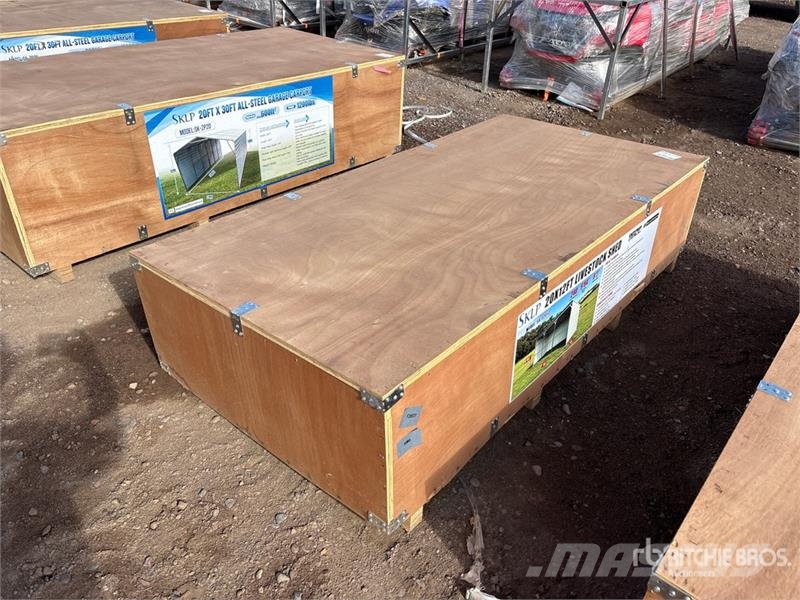 SKLP SK-S2012 20 ft x 12 ft Livestock Shelter (Unu Další stroje a zařízení pro chov zemědělských zvířat