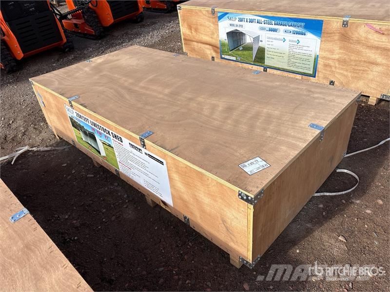 SKLP SK-S2012 20 ft x 12 ft Livestock Shelter (Unu Další stroje a zařízení pro chov zemědělských zvířat