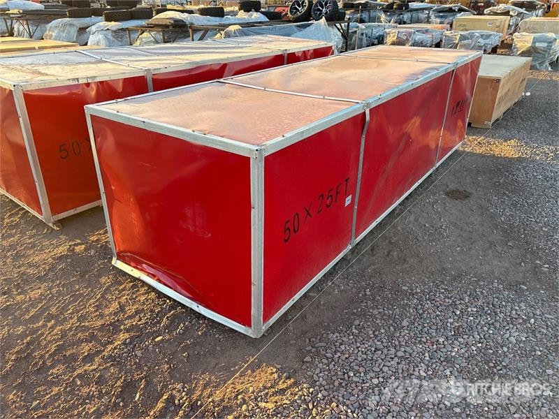 SKLP SK-S5025 25 ft x 50 ft Storage Building (Unus Stalen constructies