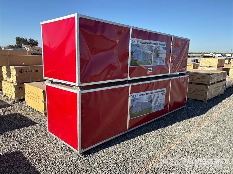 SKLP SK-S5030 31 ft x 50 ft Large Scale Storage Sh Ocelové rámové budovy