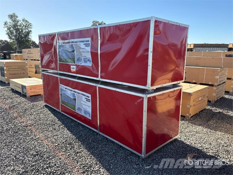 SKLP SK-S5030 31 ft x 50 ft Large Scale Storage Sh Ocelové rámové budovy