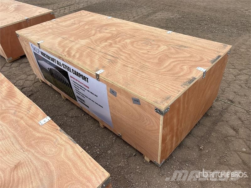 SKLP SK-SC40 20 ft x 40 ft 40 Ft x 20 Ft Carport ( Stahlrahmenaufbauten