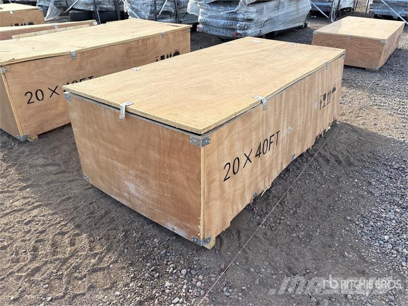 SKLP SK-SC40 20 ft x 40 ft x 14 ft Carport (Unused Teraskonstruktsiooniga ehitised