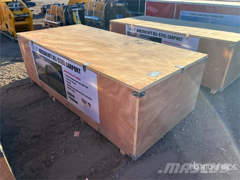 SKLP SK-SC40 20 ft x 40 ft Carport (Unused) Stahlrahmenaufbauten