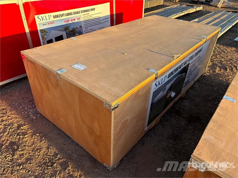 SKLP SK-SC40 20 ft x 40 ft x 14 ft Carport (Unused Stalen constructies