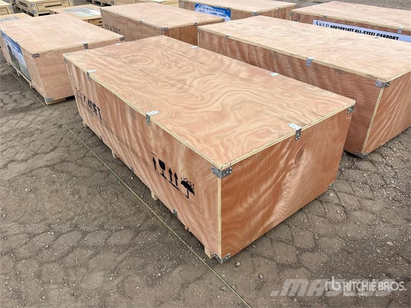 SKLP SK-SC40 20 ft x 40 ft 40 Ft x 20 Ft Carport ( Stahlrahmenaufbauten