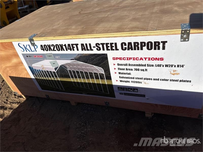 SKLP SK-SC40 20 ft x 40 ft Carport (Unused) Stalen constructies