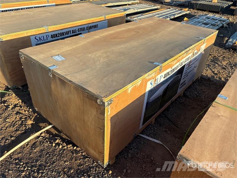 SKLP SK-SC40 20 ft x 40 ft x 14 ft Carport (Unused Stalen constructies