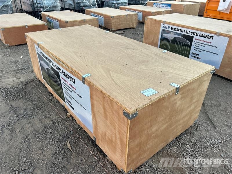SKLP SK-SC40 20 ft x 40 ft x 14 ft Carport (Unused 鋼架建築