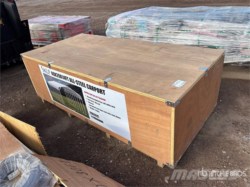 SKLP SK-SC40 20 ft x 40 ft Carport (Unused) Teraskonstruktsiooniga ehitised