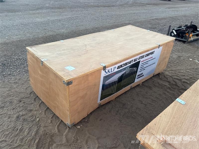 SKLP SK-SC40 20 ft x 40 ft x 14 ft Carport (Unused 鋼架建築