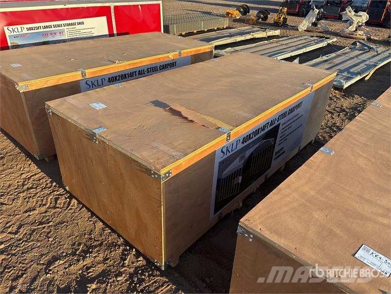  SKLP SK-SC40 20 ft x 40 ft x 14 ft Carport (Unused Čelićni okviri za građevino