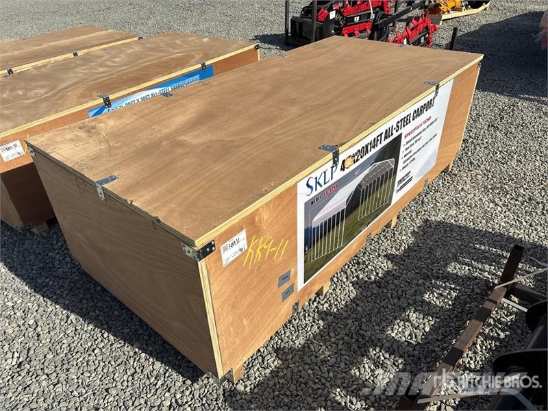 SKLP SK-SC40 20 ft x 40 ft 40 Ft x 20 Ft Carport ( Stahlrahmenaufbauten