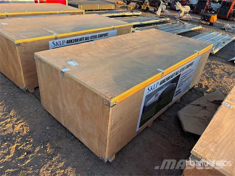 SKLP SK-SC40 20 ft x 40 ft x 14 ft Carport (Unused Stalen constructies