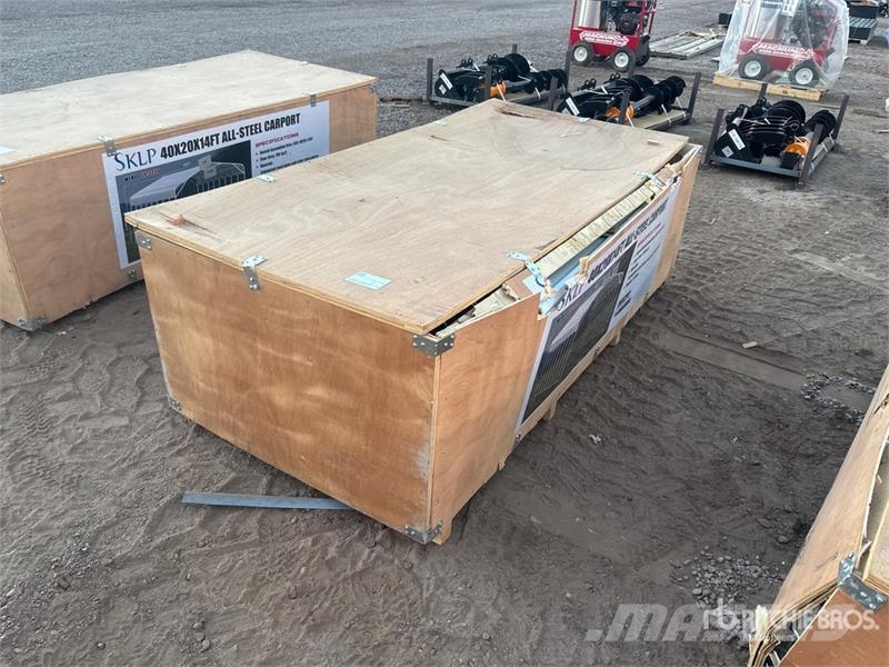 SKLP SK-SC40 20 ft x 40 ft x 14 ft Carport (Unused 鋼架建築