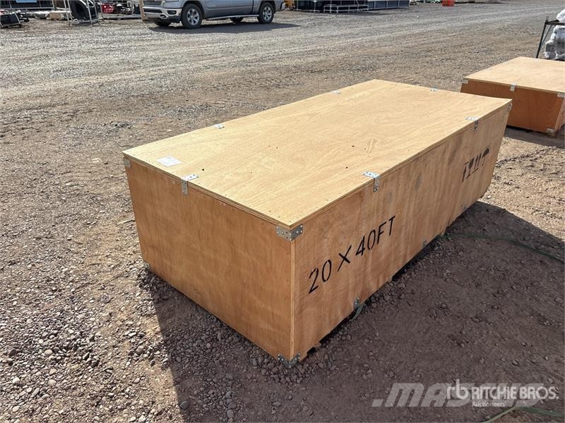 SKLP SK-SC40 20 ft x 40 ft x 14 ft Carport (Unused Teraskonstruktsiooniga ehitised