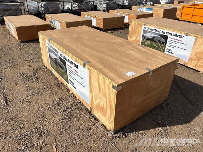 SKLP SK-SC40 20 ft x 40 ft x 14 ft Carport (Unused Teraskonstruktsiooniga ehitised