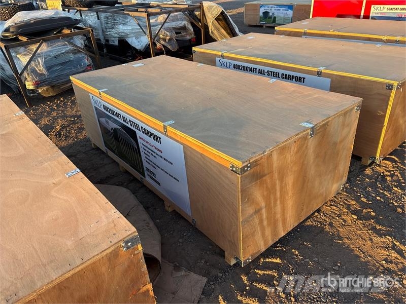 SKLP SK-SC40 20 ft x 40 ft x 14 ft Carport (Unused Stalen constructies